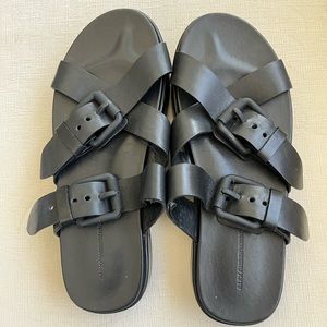 Alexander Wang Leather Slides
